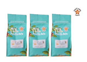 Café Ama Love – Ground Puerto Rican Coffee | 3 x 8 oz Bags | Shipping Included