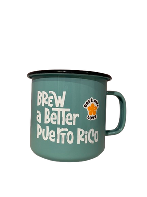 Metal Mug - Brew a Better Puerto Rico